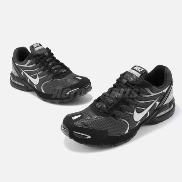 Nike Air Max Torch 4 Black Anthracite Silver Men Running Casual Shoes - Picture 1 of 8